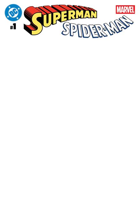 DC MARVEL SUPERMAN SPIDER-MAN #1 (ONE SHOT) — Blank Sketch
