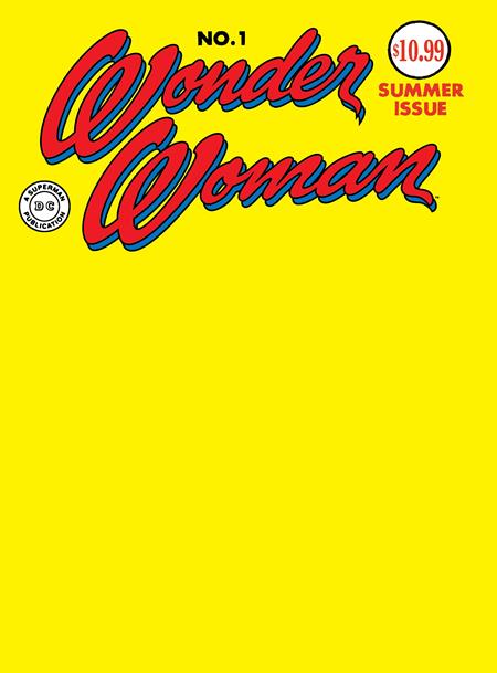 Wonder Woman #1 Facsimile Edition Cvr B Blank Card Stock Var (2026 Edition)