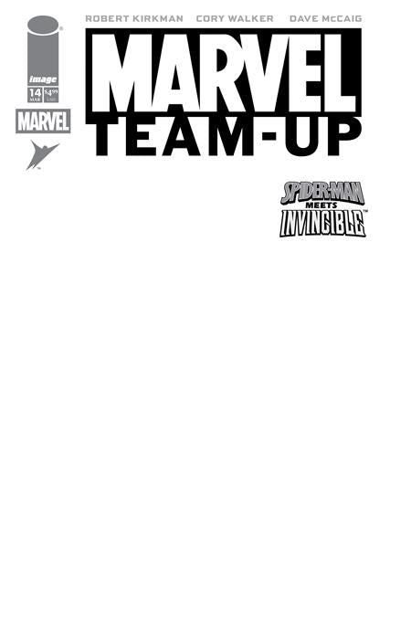 MARVEL TEAMUP #14 — Blank Sketch