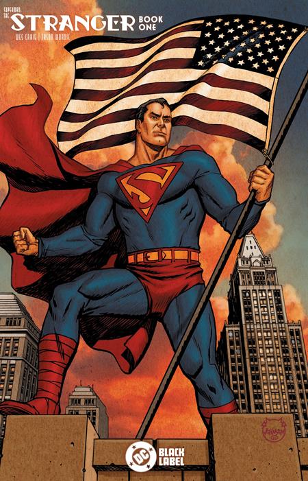 Superman the Stranger #1 (of 6) Cvr B Dave Johnson Card Stock Var (MR)