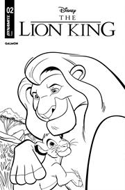 LION KING #2 - CVR I JACOB EDGAR LINE ART FOC BONUS VAR