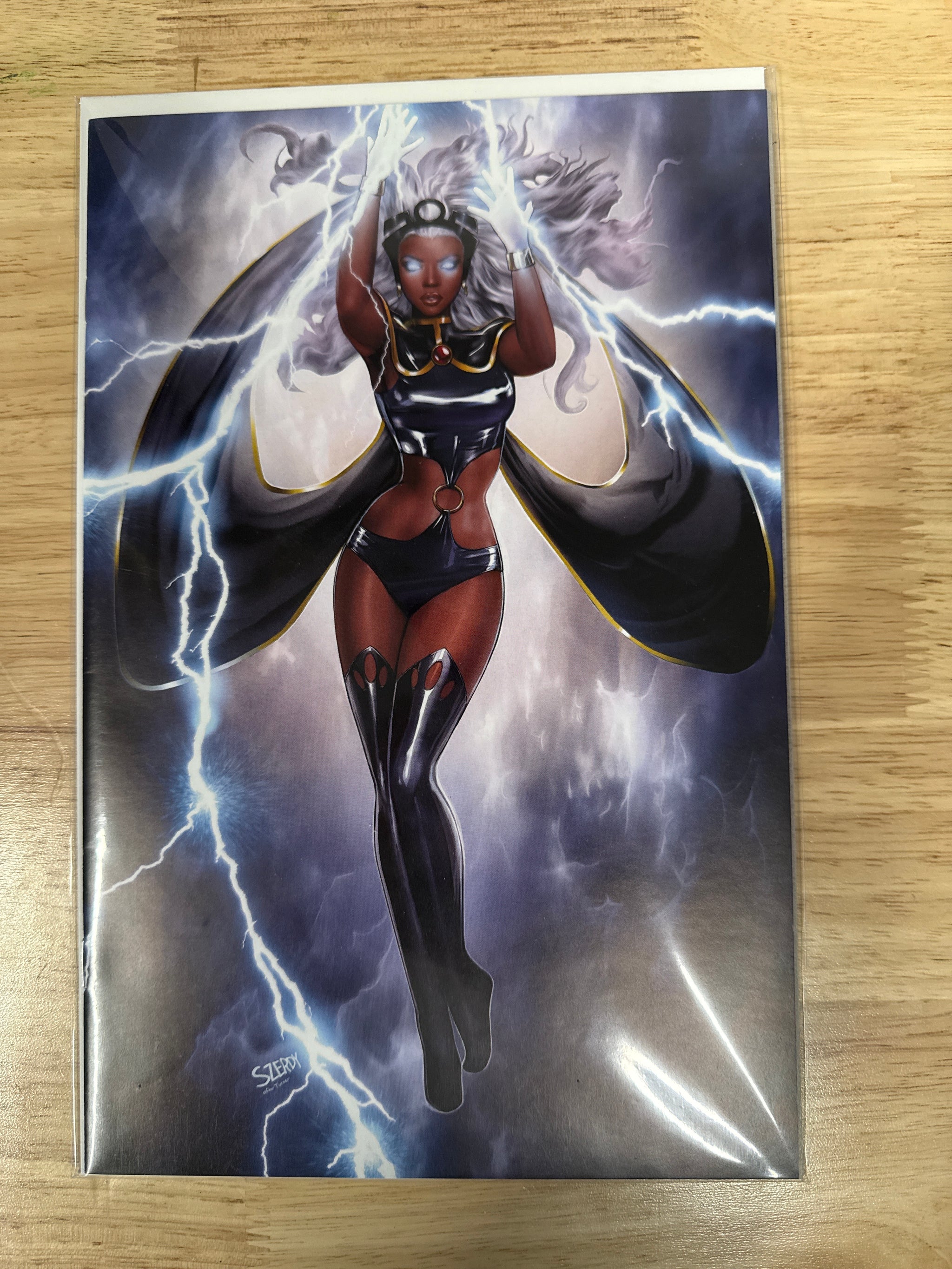 Marvel - Storm #2 - Paper Virgin - Variant Edition (Cover Art by Nathan Szerdy)