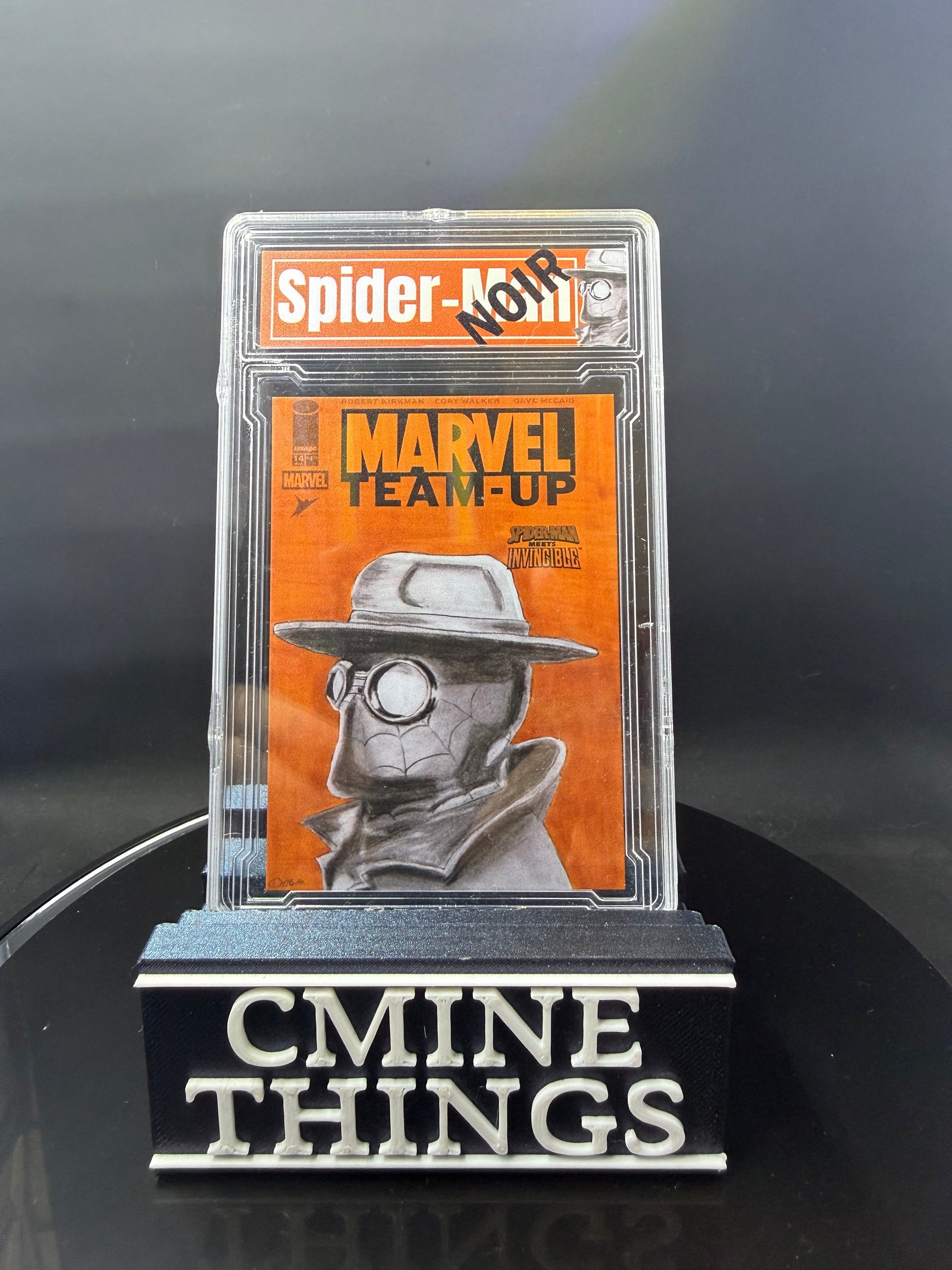 ChefBenChef: Spider-Noir - Original Fan Art - Slabbed Metal Print