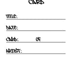 Artist Trading Card - Simple