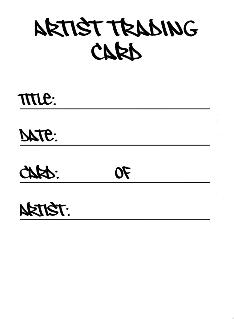 Artist Trading Card - Simple