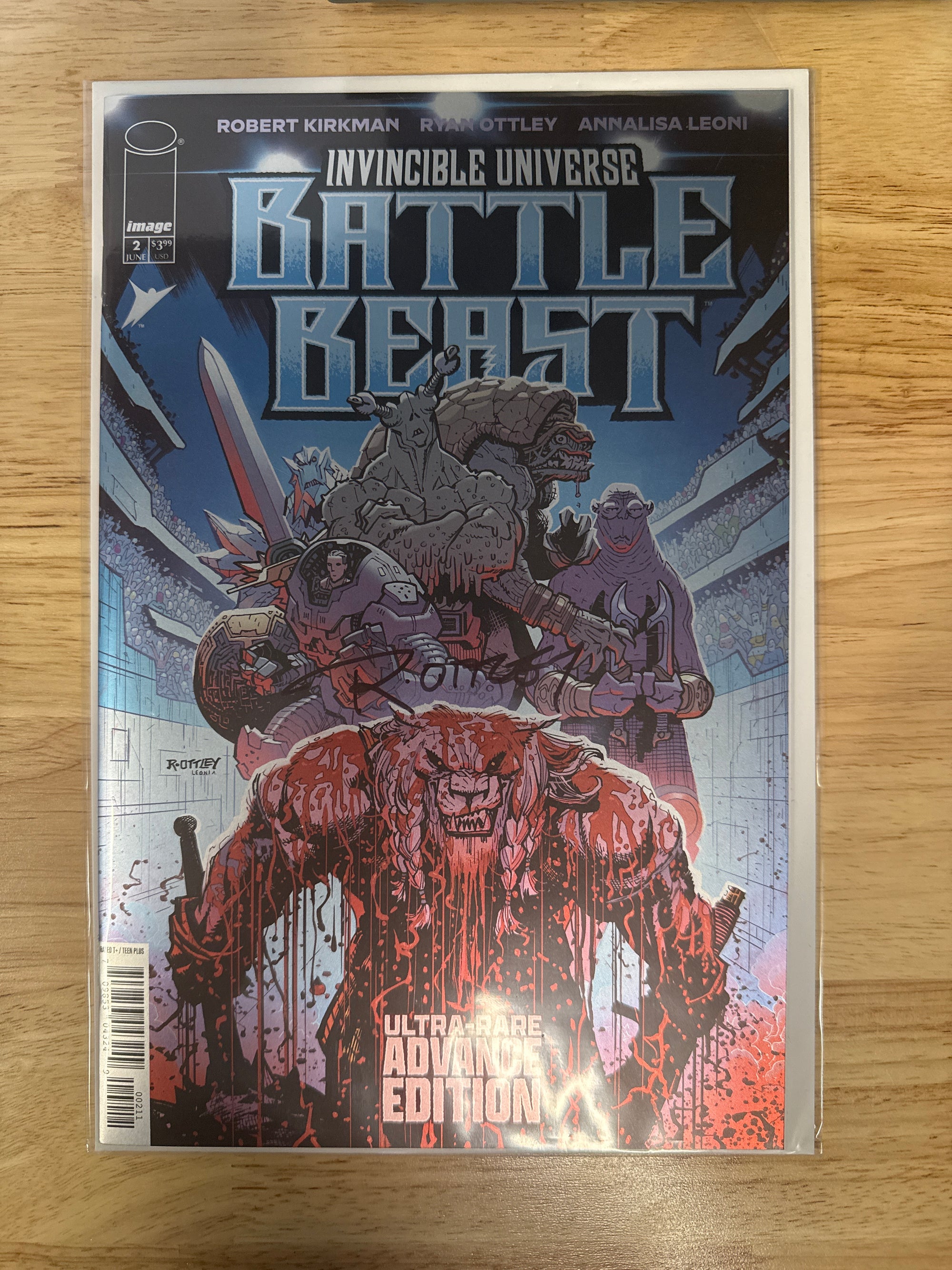 Battle Beast #2 - Foil - Ottley Signed #1
