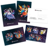 Pokemon - 2025 Mega Evolution Postcards Set Of 4 - Pokemon Center Exclusive Sealed (B)