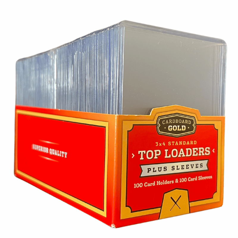 TOP-LOADER 3x4 - 100 CT w/ PENNY SLEEVES INCLUDED