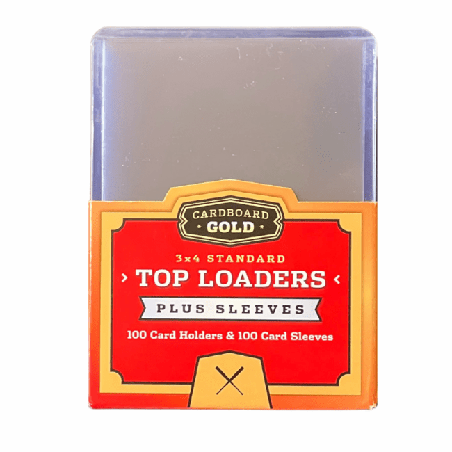 TOP-LOADER 3x4 - 100 CT w/ PENNY SLEEVES INCLUDED